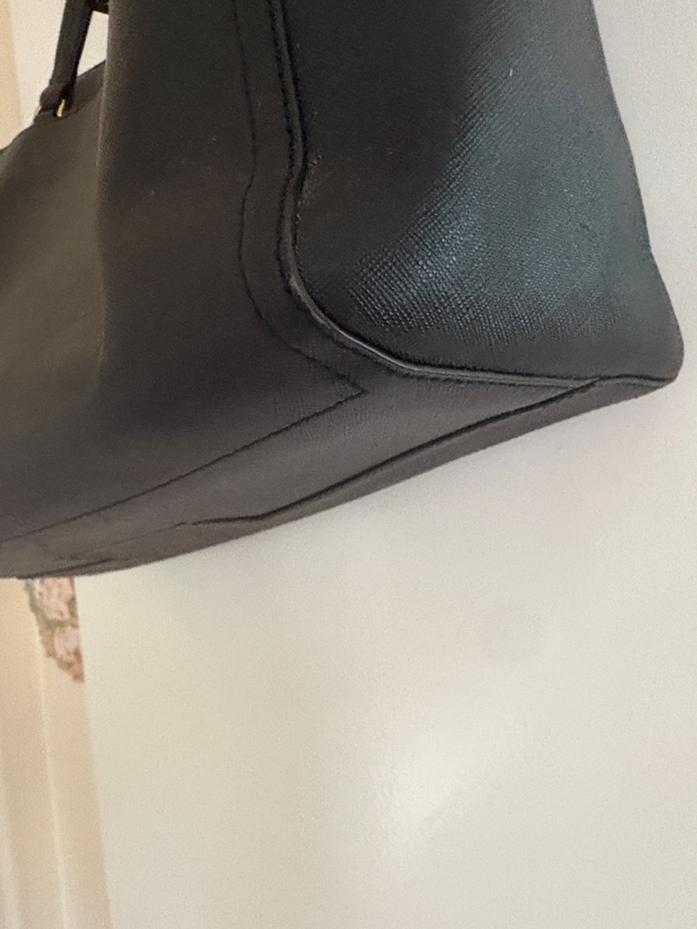 Tory Burch Black Leather Tote - Picture 5 of 9